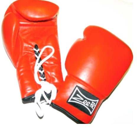 Zeepk Boxing Gloves MMA Sparring 14 oz Red Color