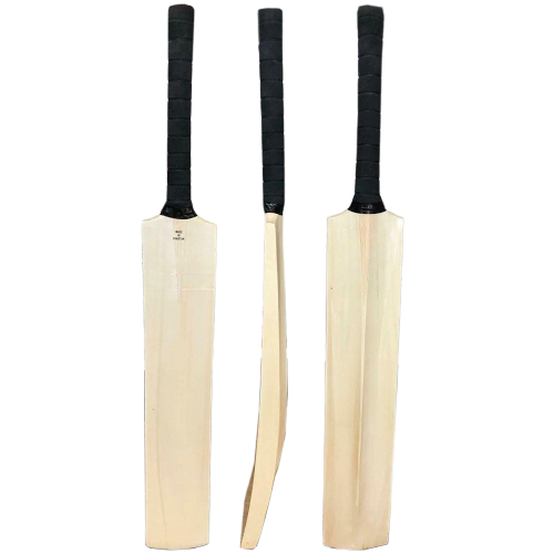 Plain Cricket Bat Full Size Kashmir Willow Soft Tennis Ball Tape 44mm Light Weight 2lbs Performance - Zeepk Sports