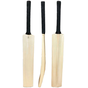 Plain Cricket Bat Full Size Kashmir Willow Soft Tennis Ball Tape 44mm Light Weight 2lbs Performance - Zeepk Sports